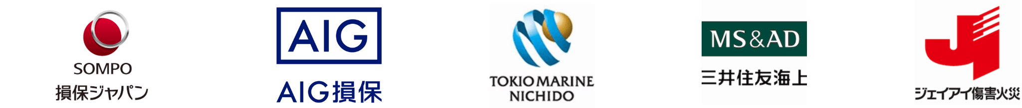 損保ジャパン・AIG損保・東京海上日動・三井住友海上・ジェイアイ傷害火災